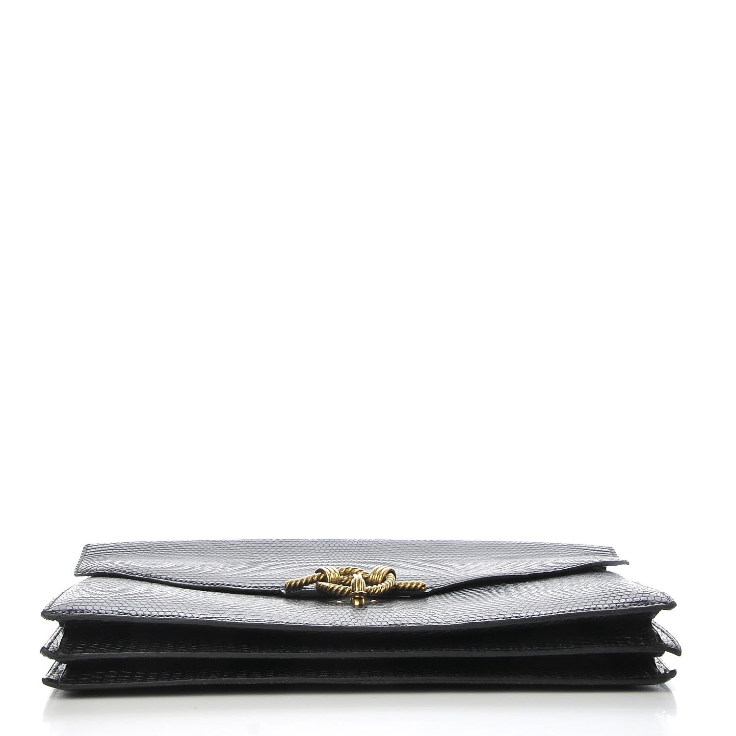 Hermes Lizard Sac Cordeliere Black 6 of 22