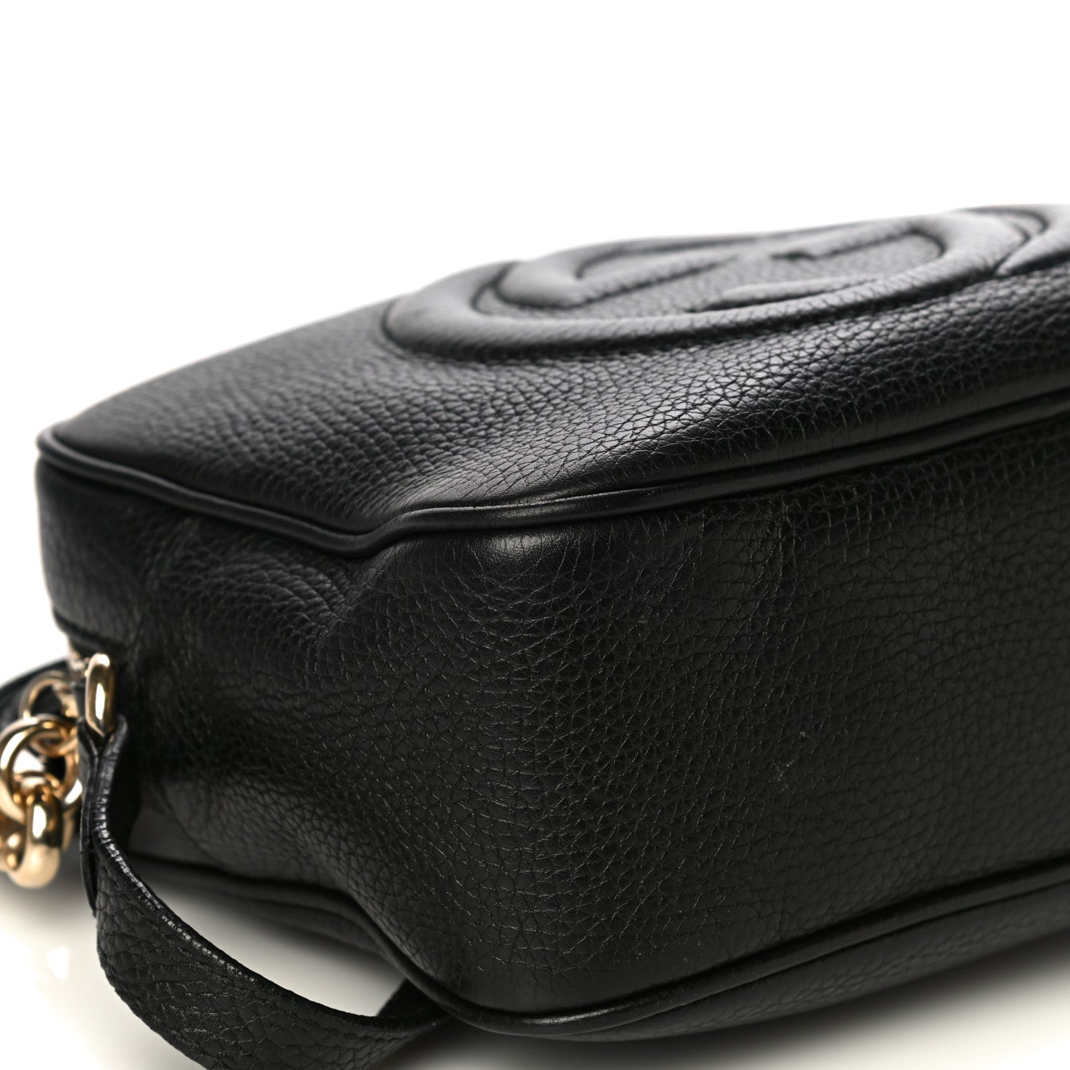 Gucci Pebbled Calfskin Small Soho Disco Bag Black 9 of 10