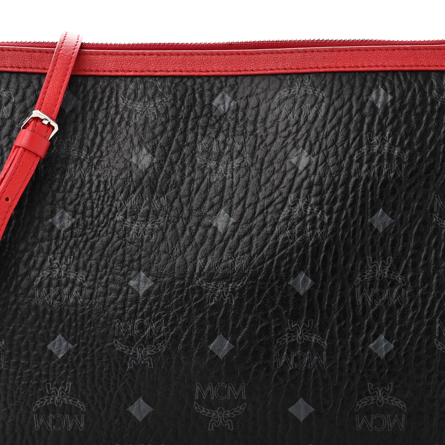 Visetos Crossbody Pouch Black Red