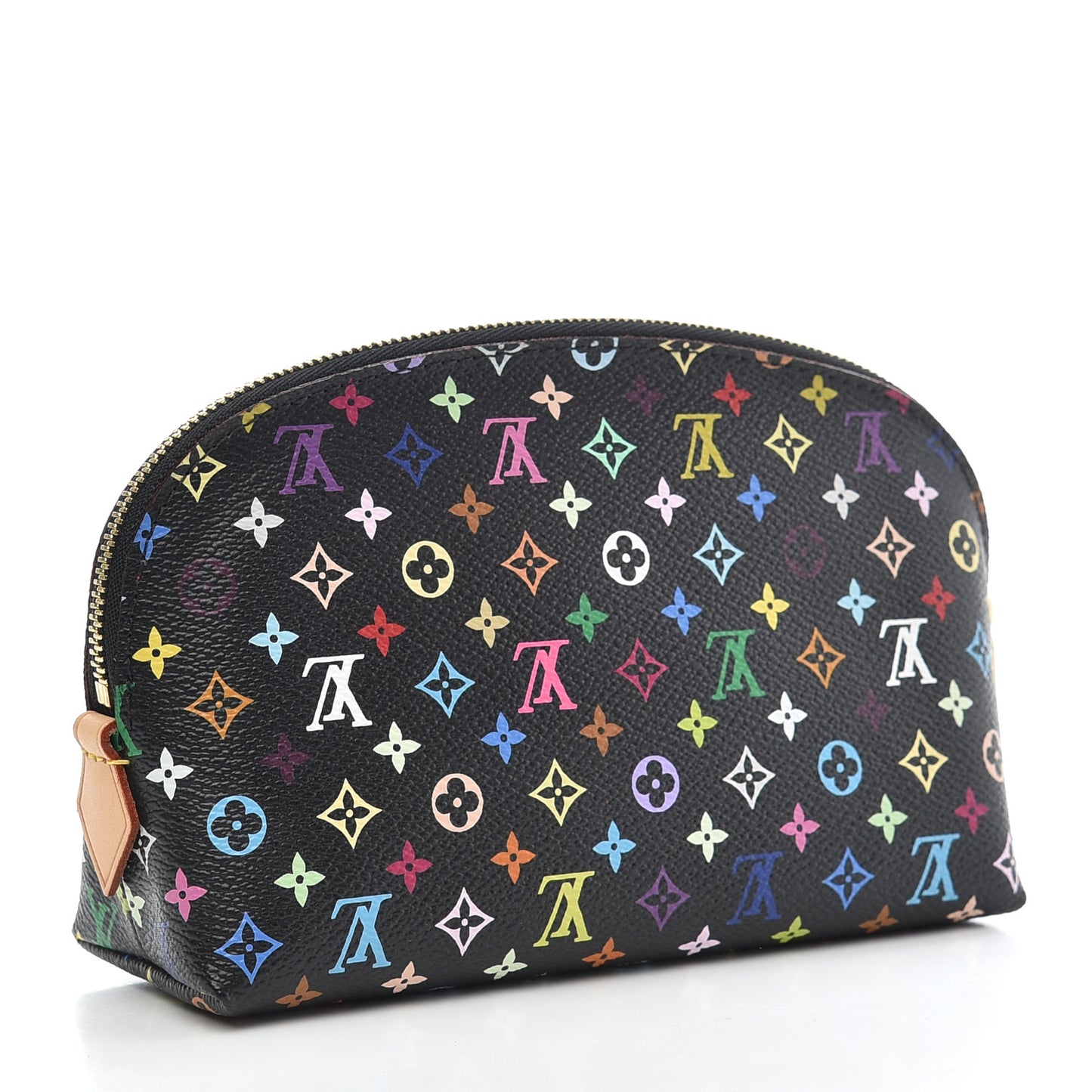 Monogram Multicolor Cosmetic Pouch Black Grenade