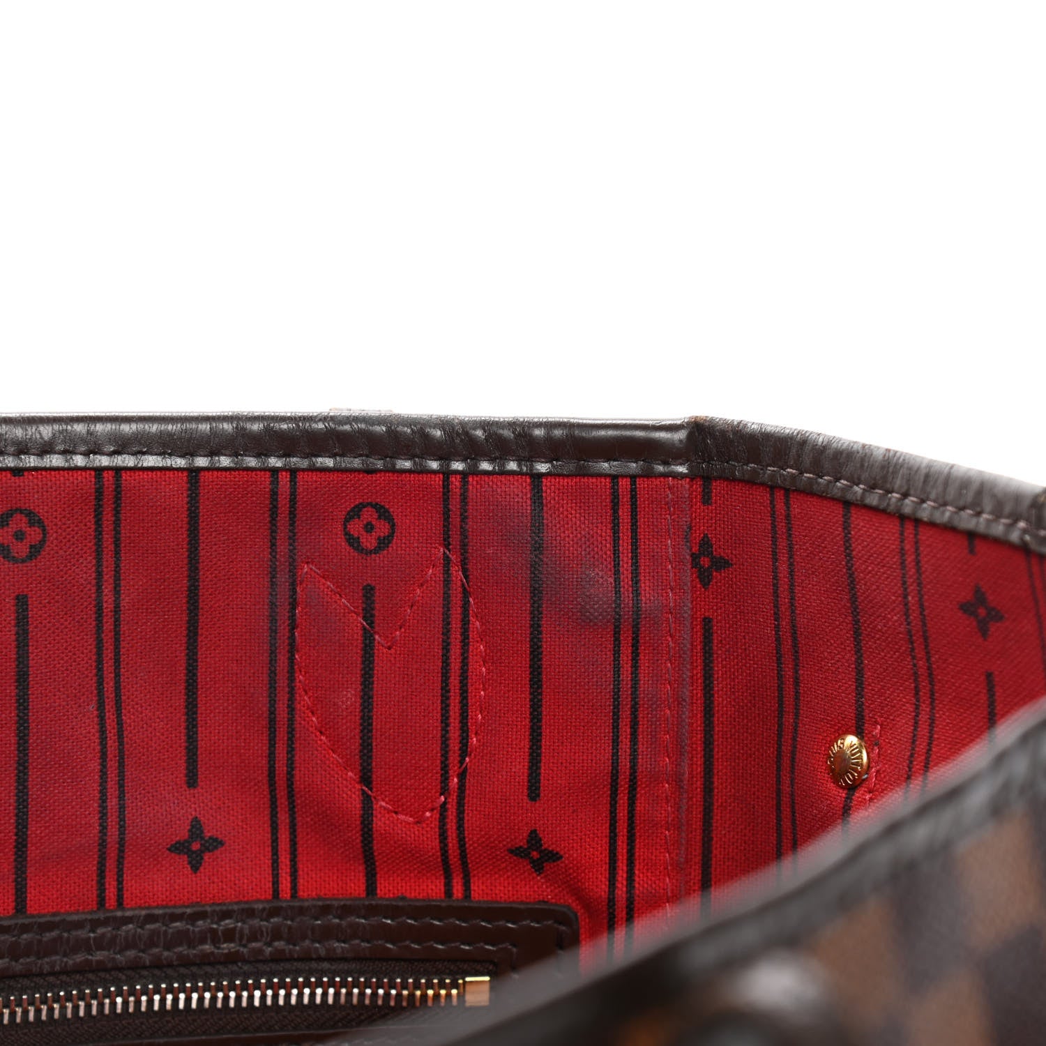 Louis Vuitton Damier Ebene Neverfull MM 9 of 11
