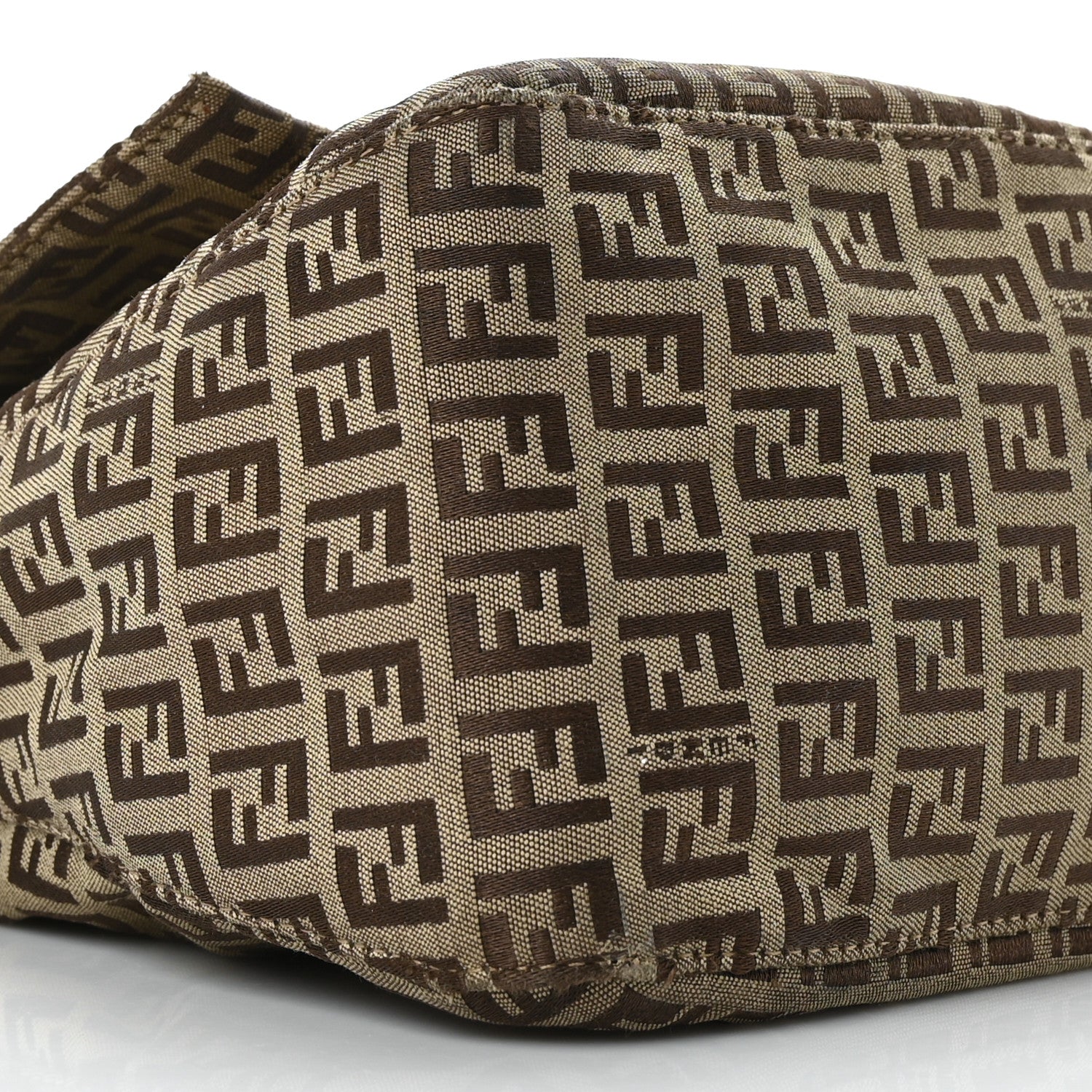 Fendi Zucchino Vitello Mama Baguette Mogano Panna Bruciato 8 of 8
