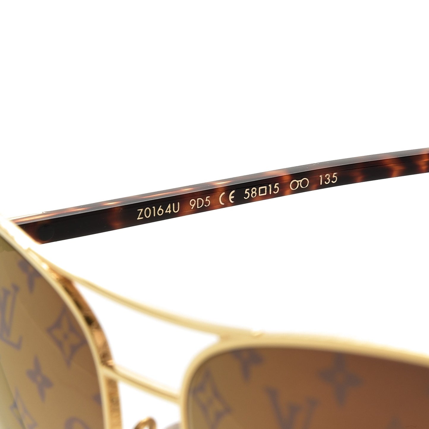 Conspiration Pilote Sunglasses Z0164U Gold
