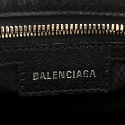 Balenciaga Agneau Arena Crystal Neo Cagole Handbag XS Black 7 of 13