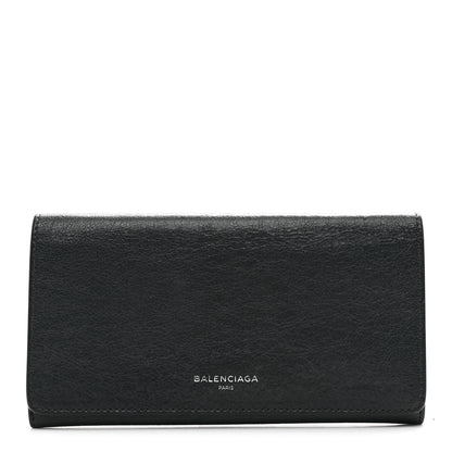 Balenciaga Agneau Arena Long Wallet Anthracite 1 of 8