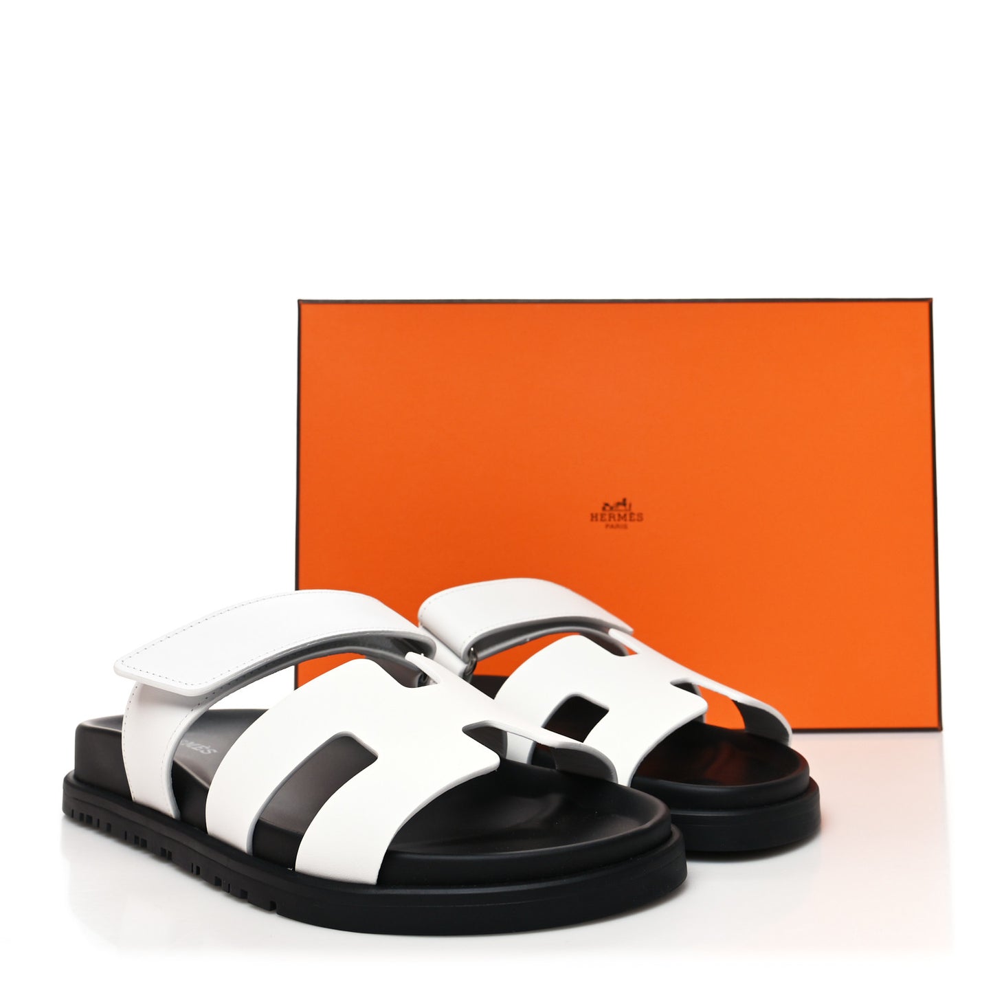Calfskin Womens Chypre Sandals 36.5 White
