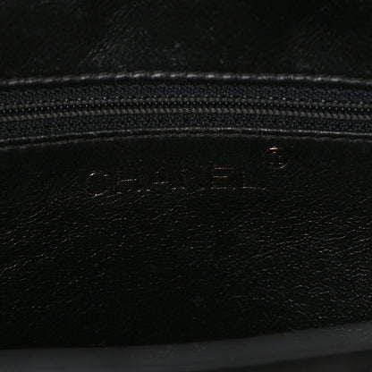 Chanel Patent Diamond Stitch Shoulder Bag Black 6 of 13