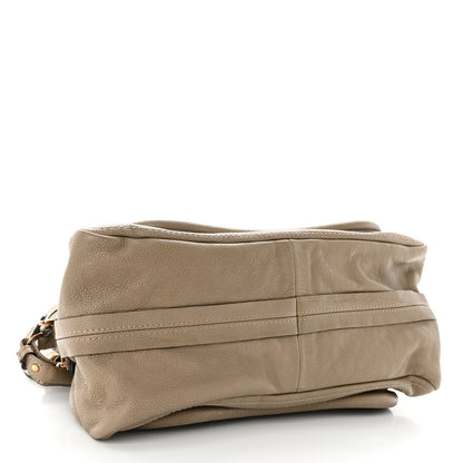 Chloe Calfskin Medium Paraty Barbour Khaki 4 of 14