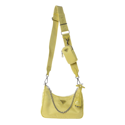 Prada Nylon Saffiano Re-Edition 2005 Shoulder Bag Ananas 1 of 11