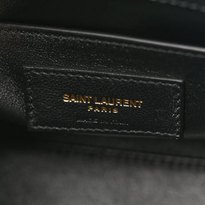 Saint Laurent Smooth Calfskin Manhattan Nano Shopper Tote Black 6 of 10