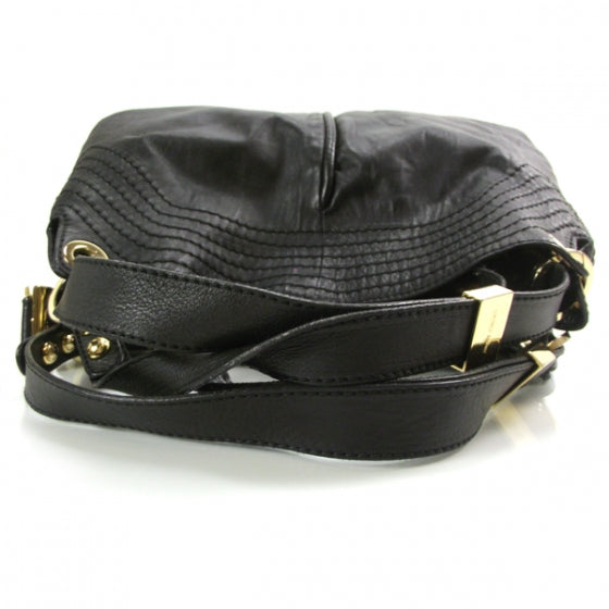 Leather Alex Hobo Black