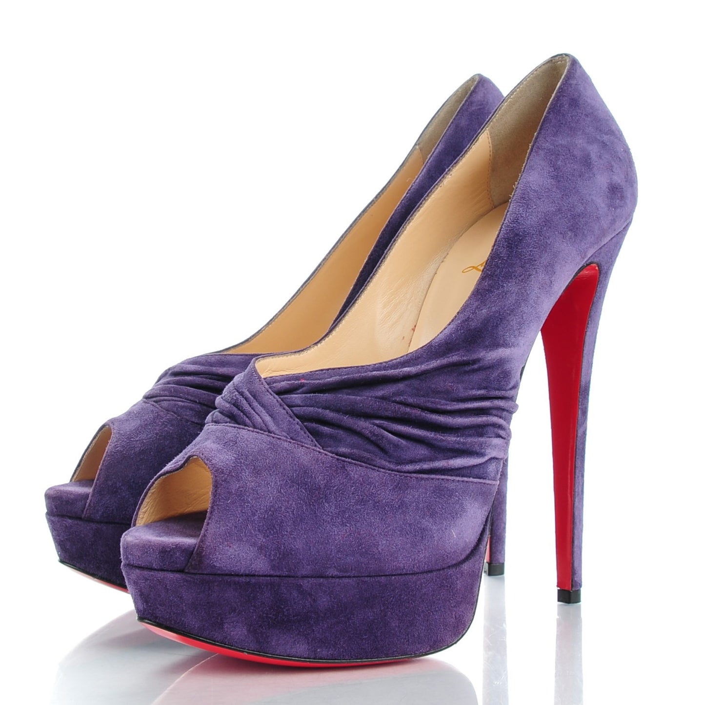 Suede Drapadita 150 Pumps 40 Iris