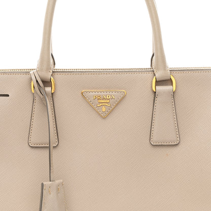 Prada Saffiano Medium Galleria Double Zip Tote Pomice 8 of 13
