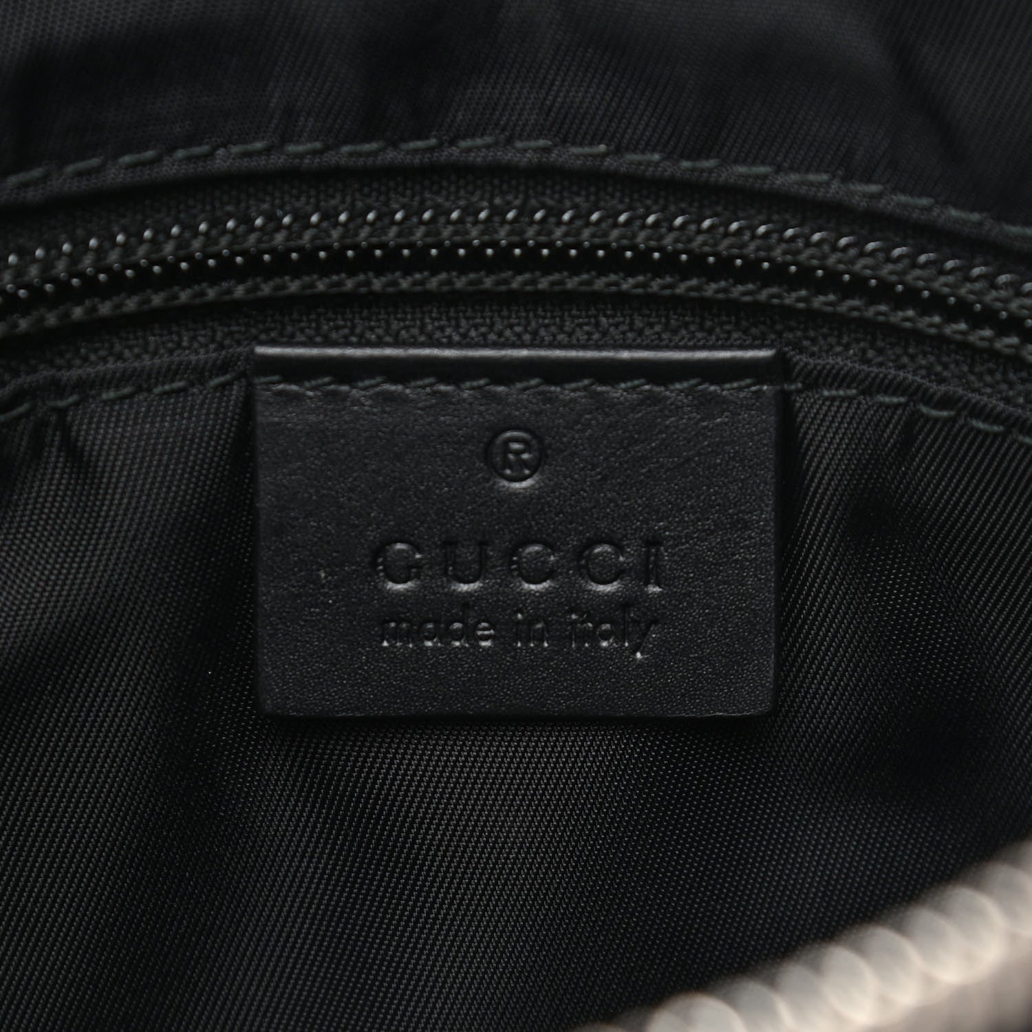 Gucci GG Supreme Monogram Web Messenger Bag Black 5 of 9