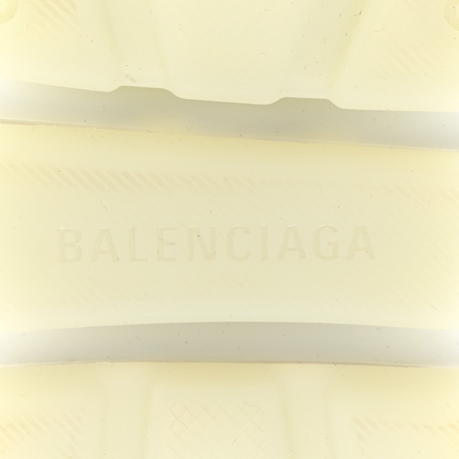 Balenciaga Technical 3D Recycled Knit Womens Speed 2.0 Transparent Sole Sneakers 38 Light Yellow 8 of 9