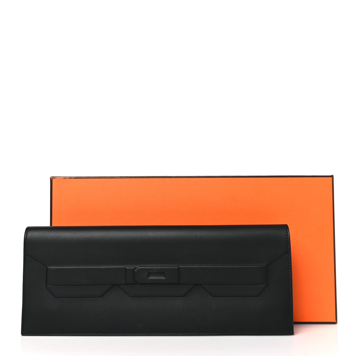 Hermes Swift Shadow Clutch 29 Black 11 of 11