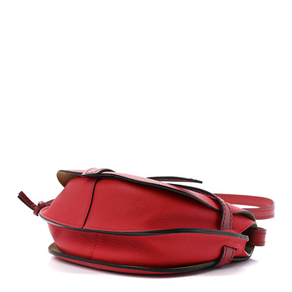 Loewe Calfskin Small Gate Crossbody Bag Scarlet Burnt Red 9 of 11