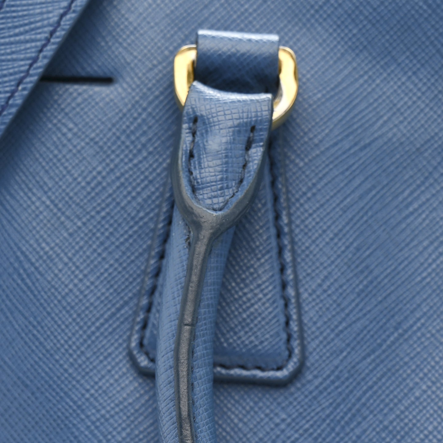 Saffiano Small Galleria Double Zip Tote Cobalto