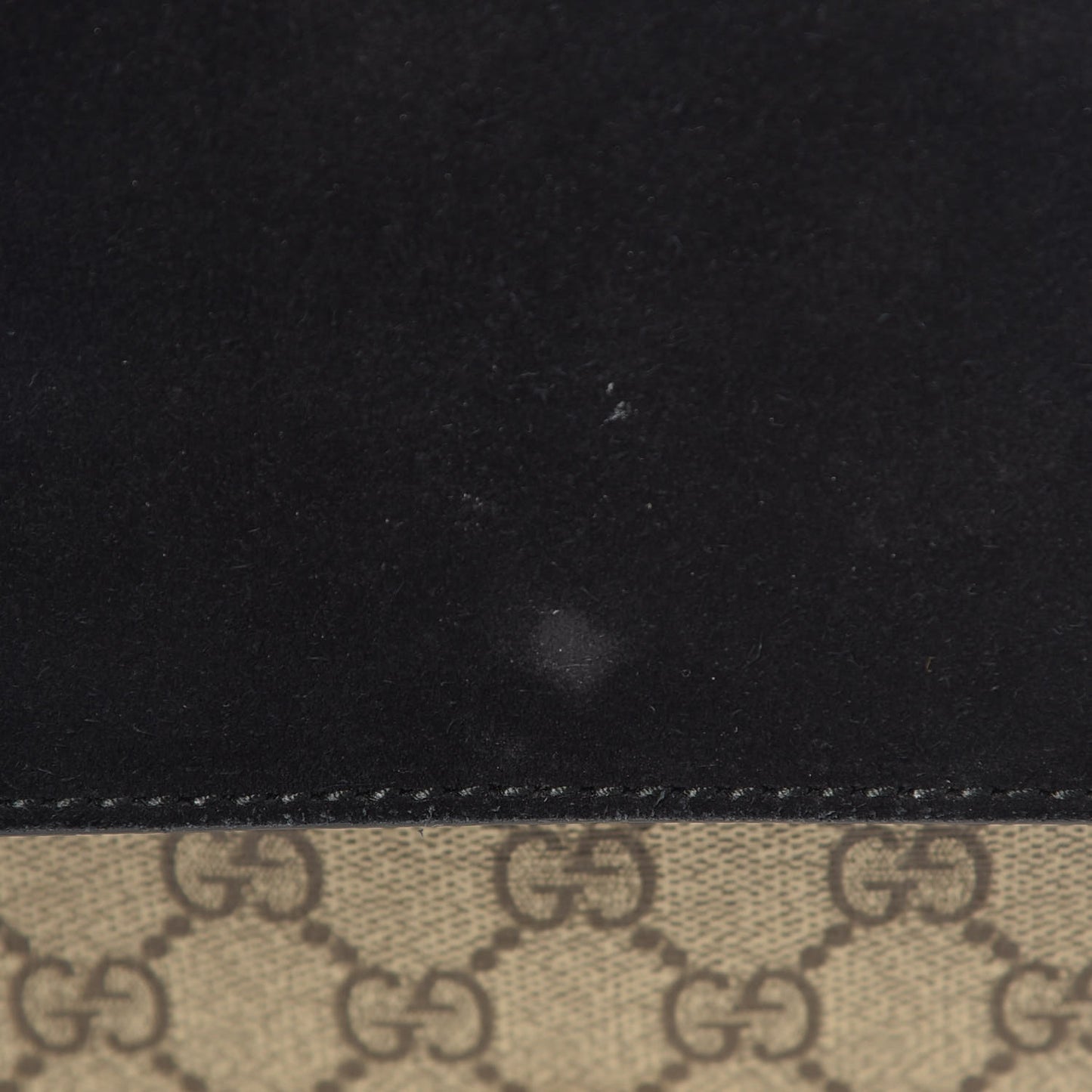 GG Supreme Monogram Small Dionysus Shoulder Bag Black