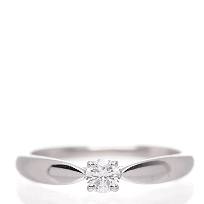 Tiffany Platinum Diamond .17ct Harmony Solitaire Engagement Ring 53.5 6.5 1 of 2