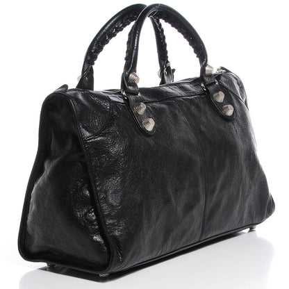 Balenciaga Agneau Giant 21 Silver Hardware Work Black 8 of 14