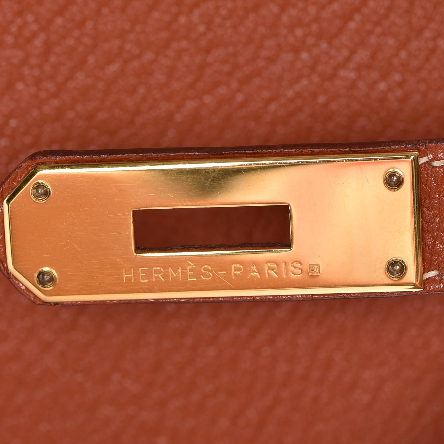 Hermes Chevre De Coromandel Kelly Sellier 32 Brique 10 of 31