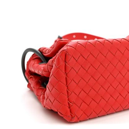 Bottega Veneta Nappa Intrecciato Crossbody Messenger Flap Red 8 of 9