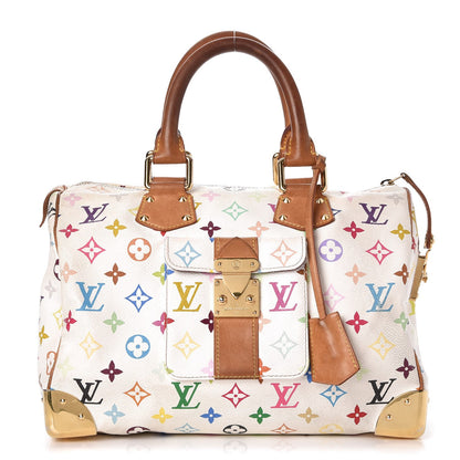 Louis Vuitton Monogram Multicolor Speedy 30 White 1 of 15