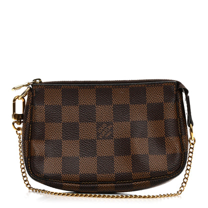Louis Vuitton Damier Ebene Mini Pochette Accessories 1 of 8