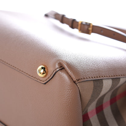 Burberry Derby Calfskin House Check Medium Camberley Dark Sand 15 of 15