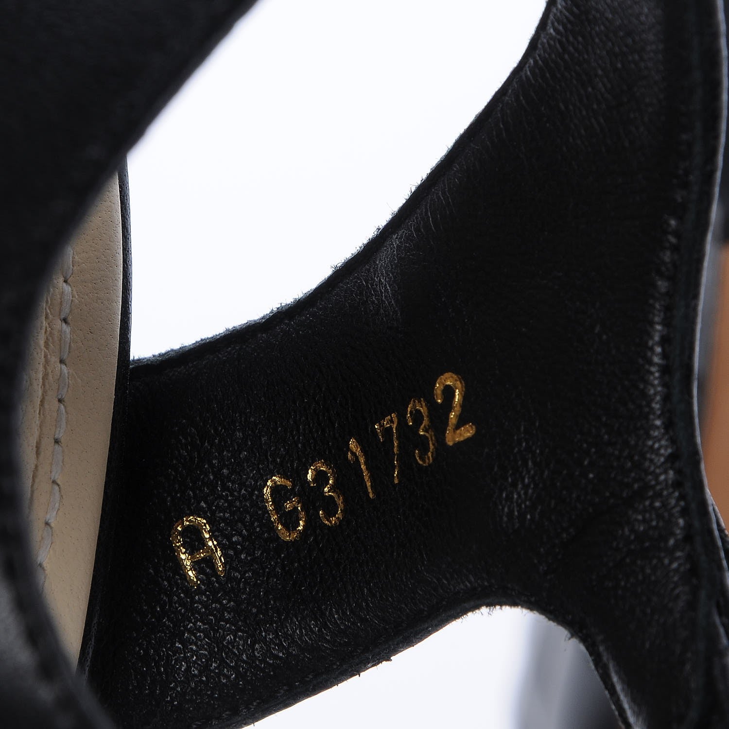 Chanel Lambskin Reissue Chain Sandals 36 Black Gold 8 of 8