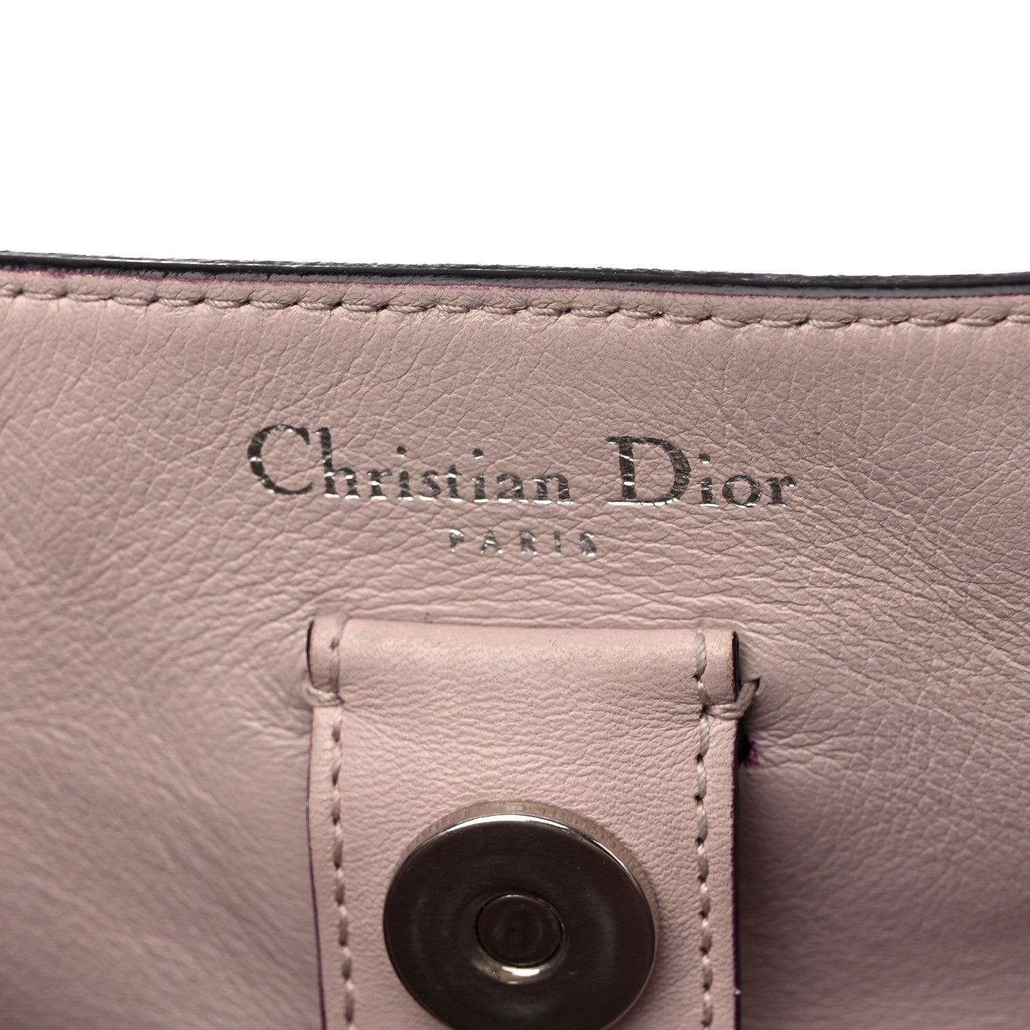 Christian Dior Smooth Calfskin Medium Diorissimo Tote Bleu Nosy Rose Tendre 8 of 12