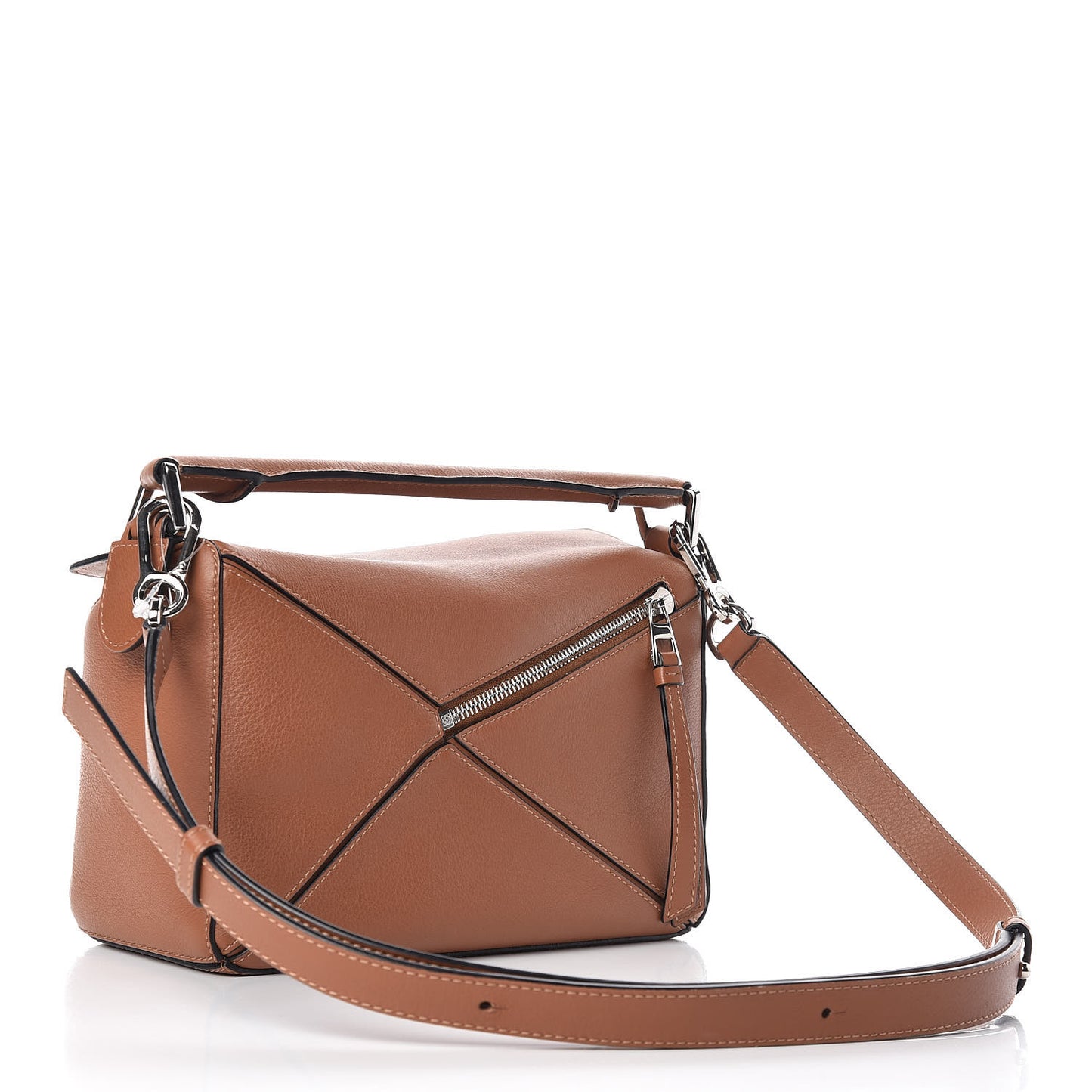 Calfskin Small Puzzle Bag Tan