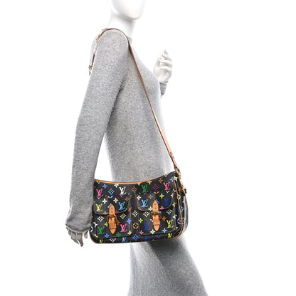 Louis Vuitton Monogram Multicolor Lodge GM Black 2 of 9