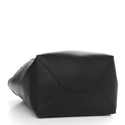 Celine Soft Grained Calfskin Medium Belt Cabas Phantom Black 4 of 10