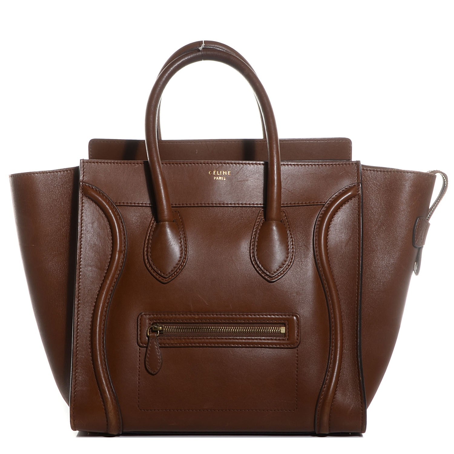 Celine Smooth Calfskin Mini Luggage Camel 1 of 9