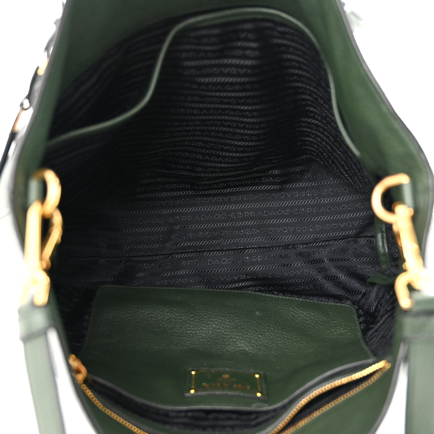 Vitello Daino Shopping Tote Foresta