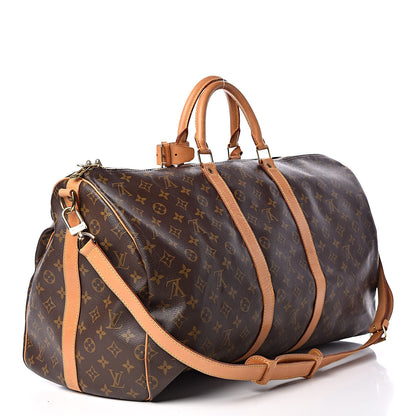 Louis Vuitton Monogram Keepall Bandouliere 55 3 of 17