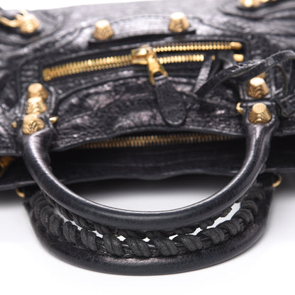 Balenciaga Agneau Giant 12 Gold Hardware Mini City Black 10 of 13