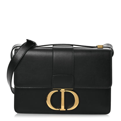 Christian Dior Box Calfskin 30 Montaigne Flap Bag Black 1 of 13