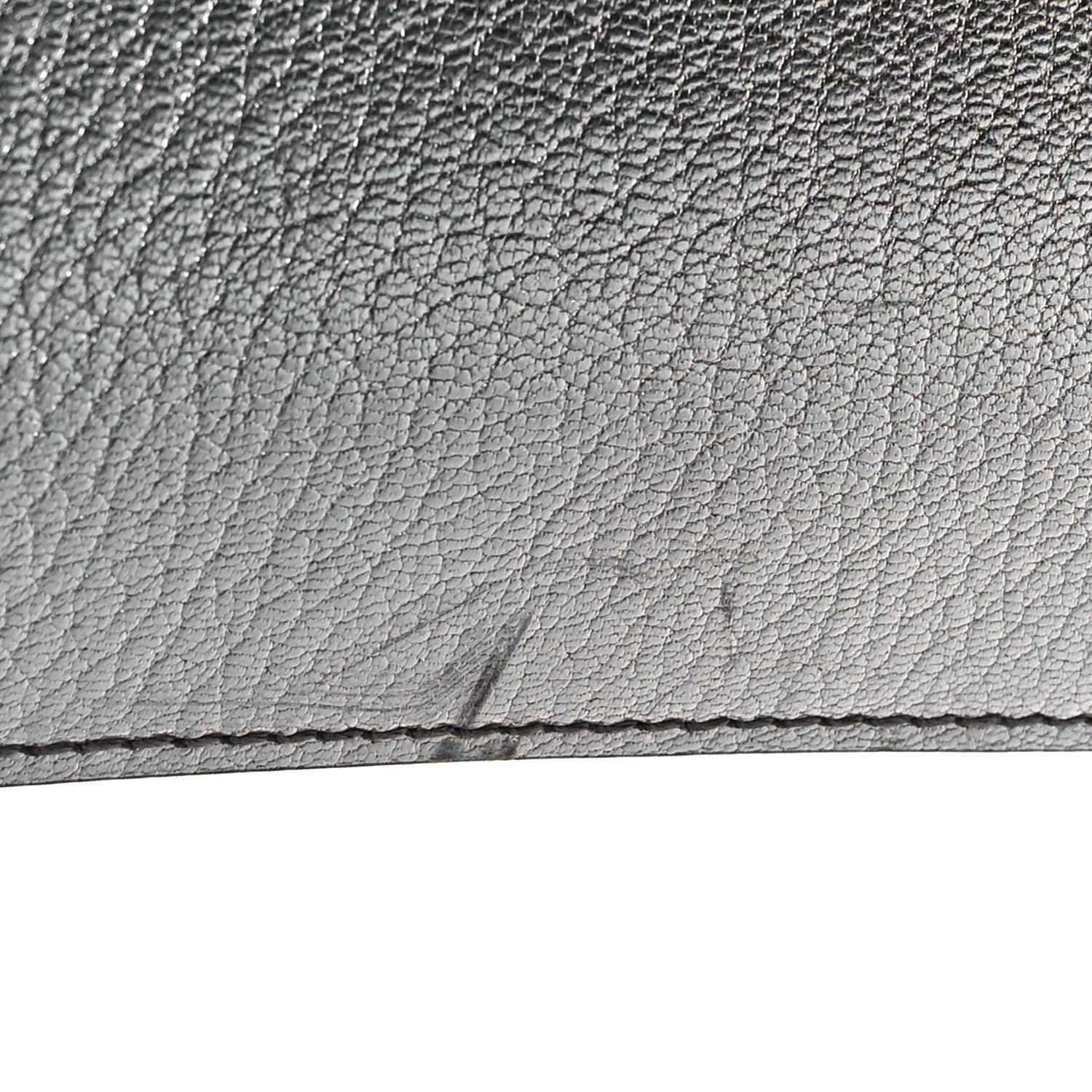 Miu Miu Goatskin Madras Top Handle Bag Silver 8 of 12