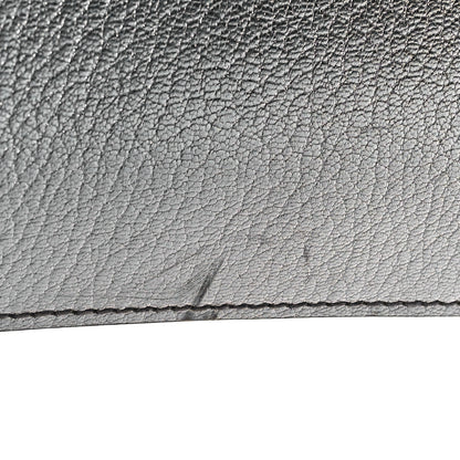 Miu Miu Goatskin Madras Top Handle Bag Silver 8 of 12