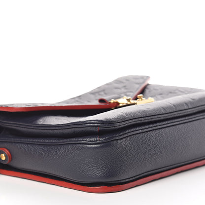 Louis Vuitton Empreinte Pochette Metis Marine Rouge 7 of 10