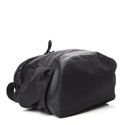 Burberry Nylon Grained Calfskin Watson Diaper Bag Black 4 of 11