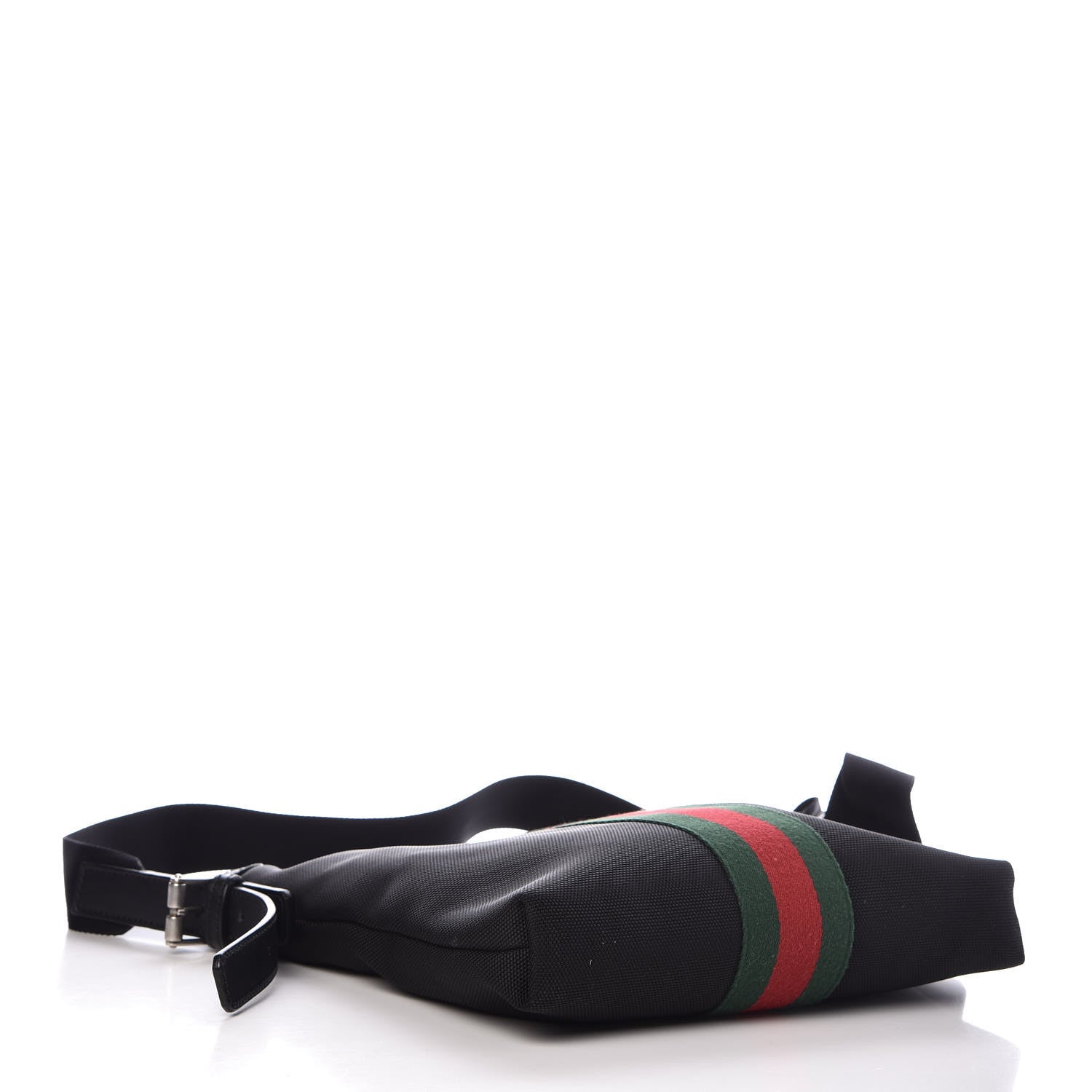 Gucci Techno Canvas Web Messenger Bag Black 4 of 11