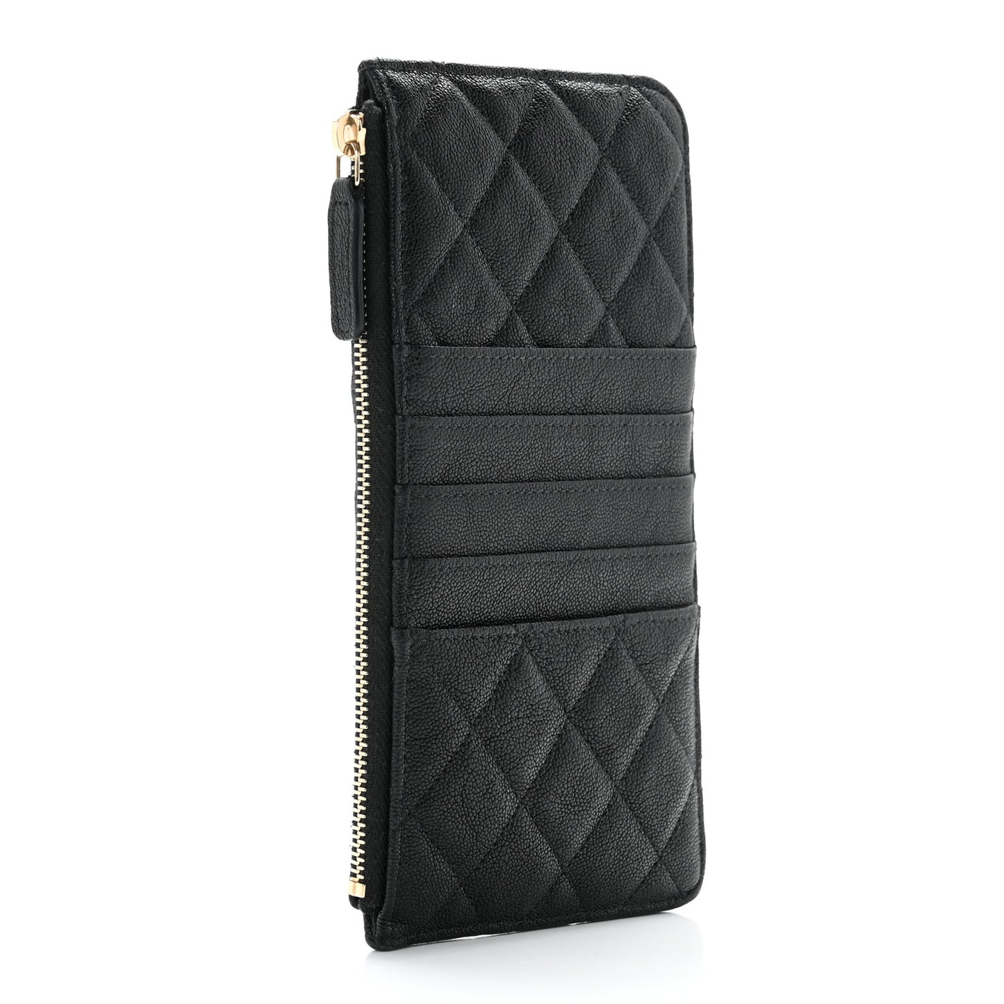 Caviar Quilted Boy iPhone Pouch Black