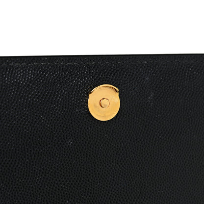Saint Laurent Grain De Poudre Medium Classic Monogram Kate Satchel Black 10 of 11
