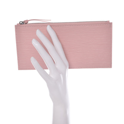 Louis Vuitton Epi Felicie Chain Wallet Zippered Insert Rose Ballerine 2 of 7