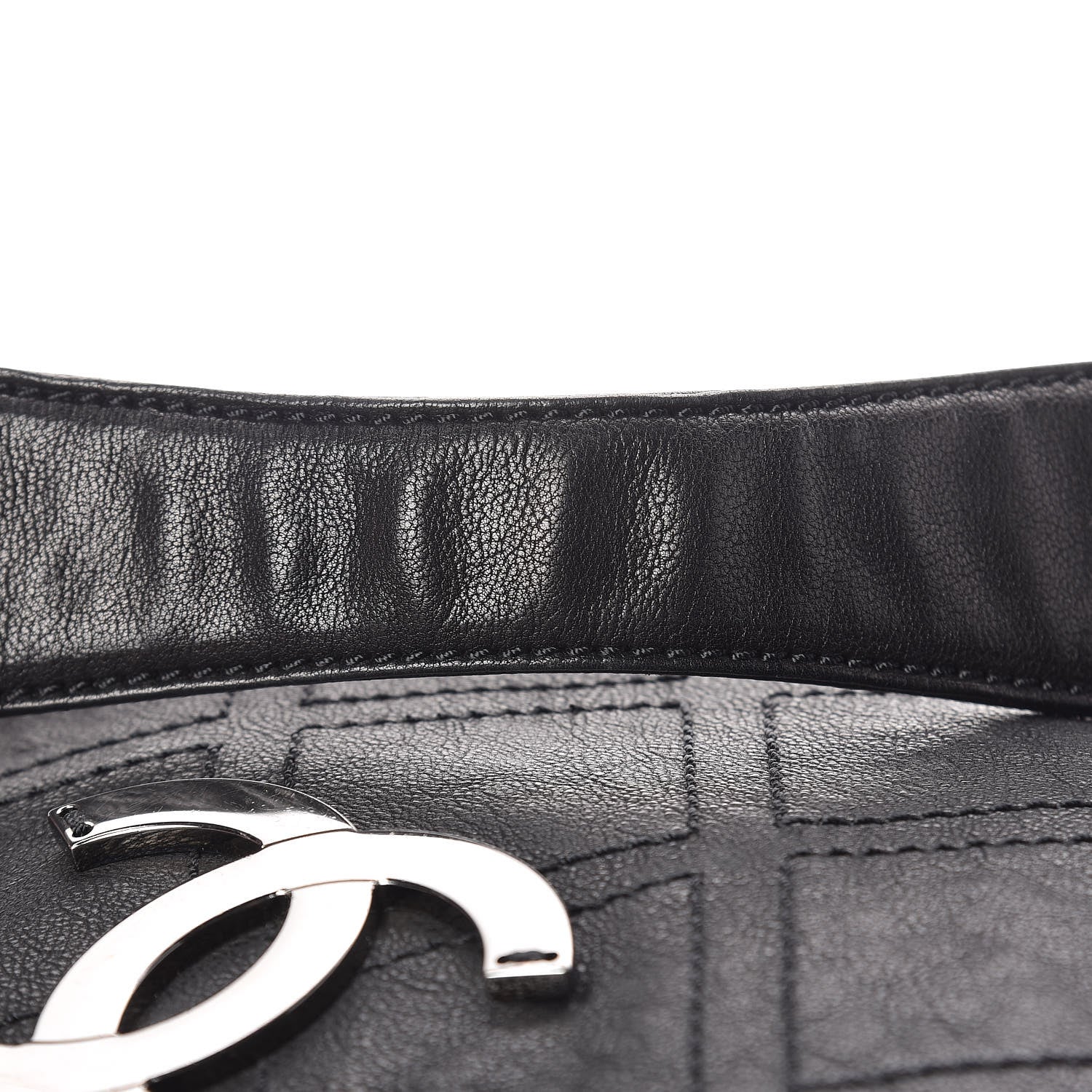 Chanel Calfskin Diamond Stitch Large Messenger Black 11 of 13
