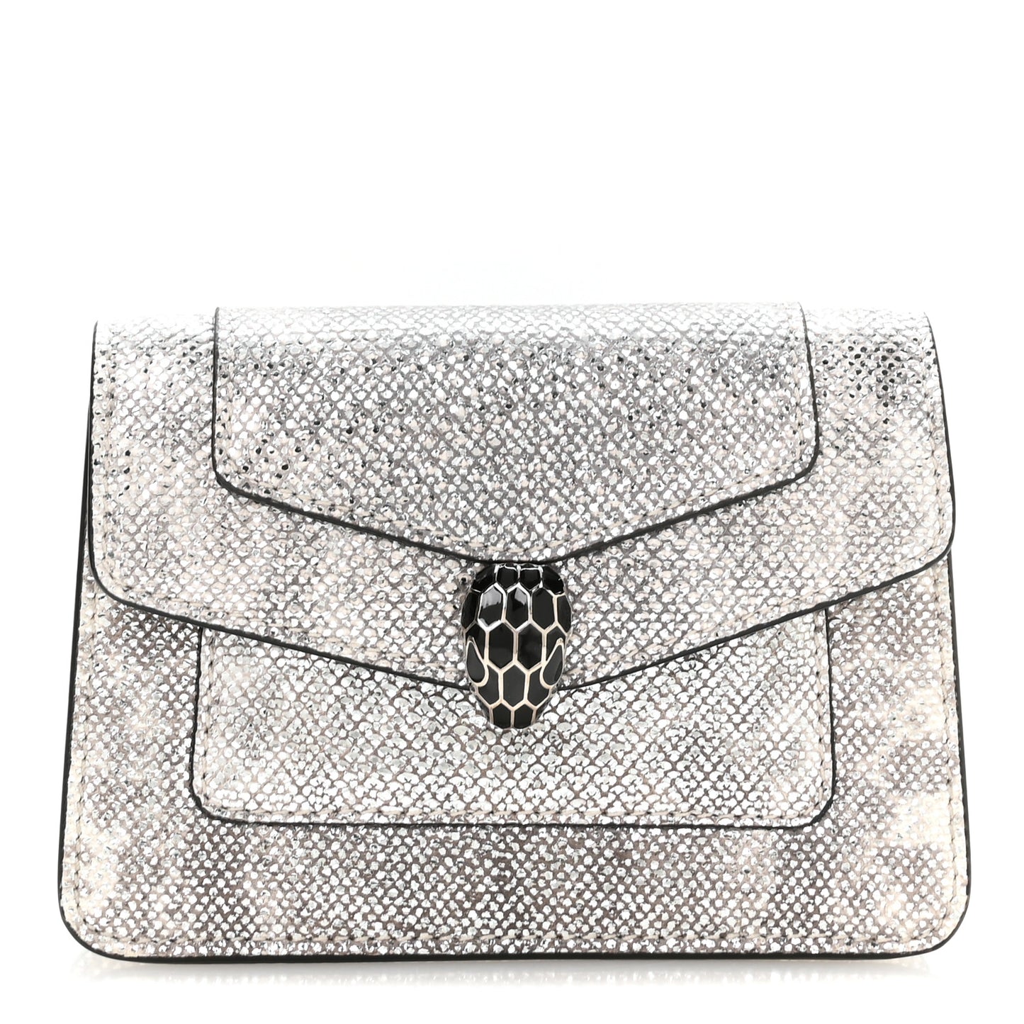 Karung Serpenti Forever Purse Card Holder White Agate